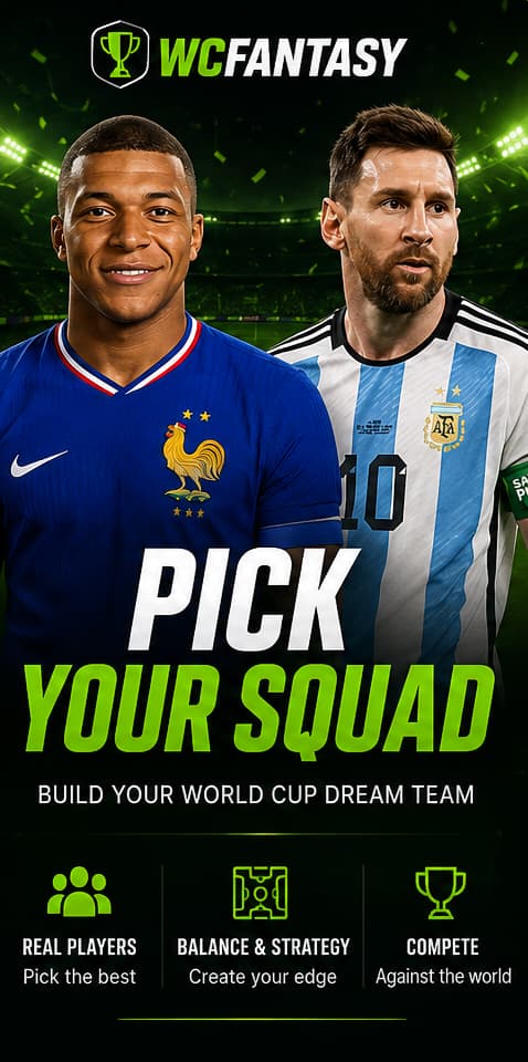 Pick Your Squad — Build your World Cup dream team