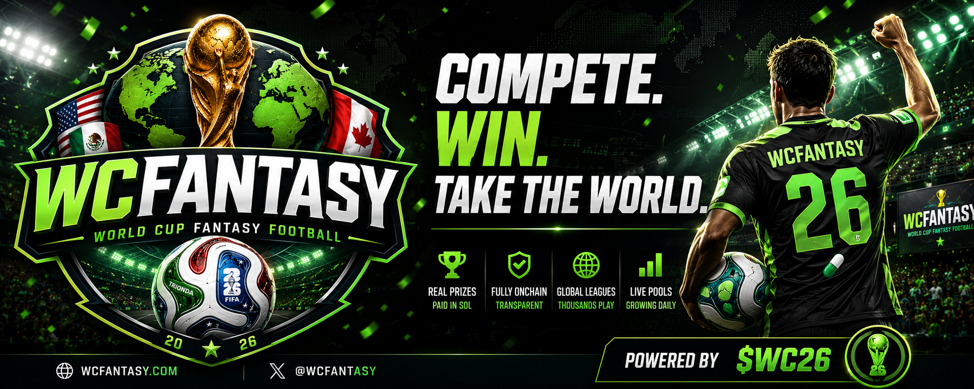 WCFantasy — Compete. Win. Take the World.